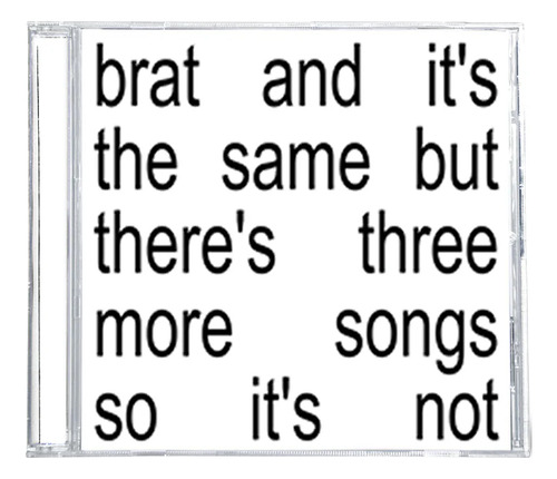 Cd Lacrado Charli Xcx Brat And It's The Same But There's