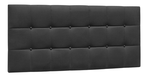 Cabeceira Painel Cama Box Casal King 195cm Sleep Suede Preto