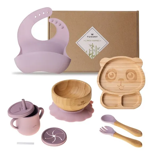 Platos de bebe bambu hotsell