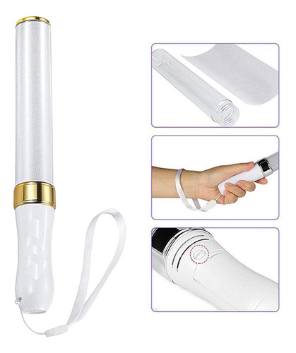 Gs Juego De 2 Palos De Luz Led Que Brillan Intensamente,