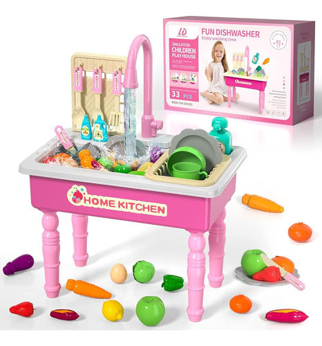 Lucky Doug Play Fregadero De Cocina Juguetes Con Agua Corrie