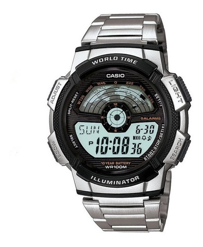 Reloj Casio Hombre Sumergible Ae-1100wd Garantía Oficial 