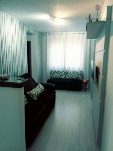 Apartamento 2 Dormitórios À Venda, 47 M², Condomínio Parque Sicília Em Votorantim/sp - Ap1450