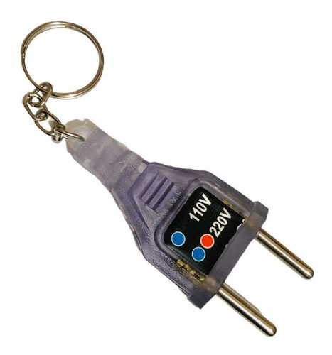 Imagem 1 de 5 de Chaveiro Identificador Voltagem Voltímetro Teste 110v / 220v