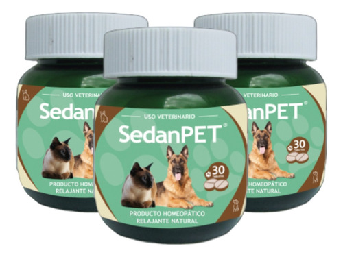 Pack 3 Sedanpet Prais, Relajante Natural Para Perro Y Gato