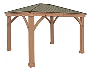 Gazebo Pérgola De Madera/ Aluminio Para Exterior O Interior