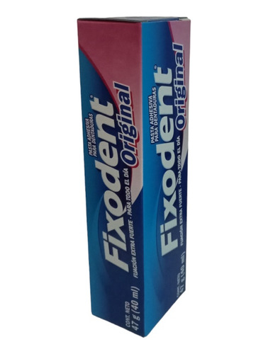 Pasta Adhesiva Para Dentadura Fixodent Original Con Envío