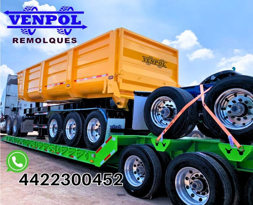 Remolque Gondola Volteo Para Materiales 30m3 Reforzada