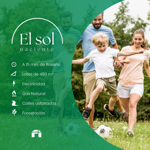 Terreno En Venta Barrio El Sol Naciente. Roldan Y Funes