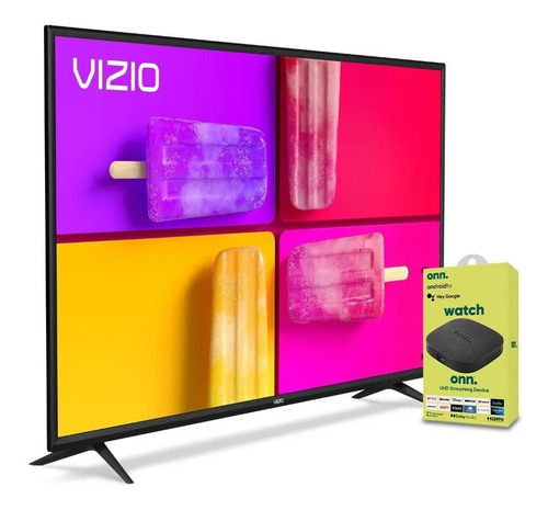 Television Vizio 43 + Dispositivo De Transmision Android Tv (Reacondicionado)