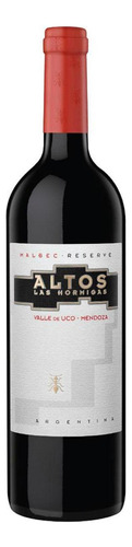 Vino Tinto Altos Las Hormigas Reserva Malbec 750 Ml