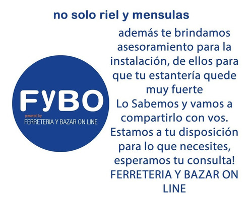 Imagen 6 de 6 de 2 Riel De 2 Metros Y 21 Ménsula 37 Cm Todo En Blanco Oferta