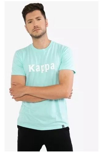 Polera Kappa Celeste Like No Other De Algodón Hombre