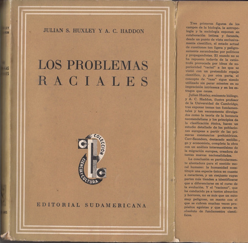 Los Problemas Raciales Julian Huxley Y Haddon Antropologia