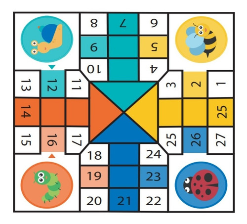Imagen 2 de 4 de Juegos De Mesa Imprimibles Para Niños Bingo Domino Oca Pdf