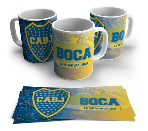 Taza Plástica Sublimada Infantil Boca Juniors