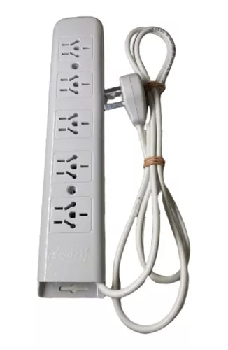 Prolongador Zapatilla 5 Modulos 1,5 Mts. Cable Richi – Lummina