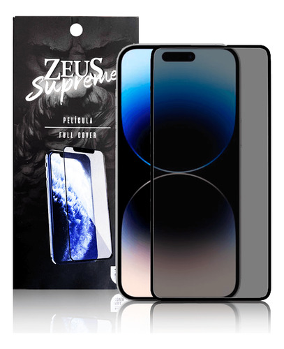 Película 3d Privacidade Nano Para Iphone14 Pro Max Zeus