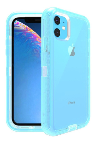 Funda Case Transparent Para Iphone12/mini/pro/pro Max 3 En 1