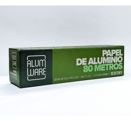 Papel Aluminio Alumware Trabajos Técnicos Peluquerias 80 Mts