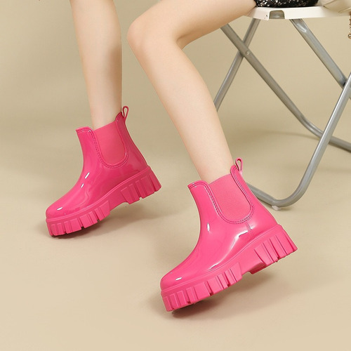 Botas De Lluvia Impermeables Y Antideslizantes Para Mujer