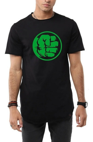 Polera Estampada Logo Hulk Avengers