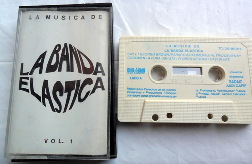 La Música De La Banda Elástica Vol 1 * Jazz Rock Casete 1990