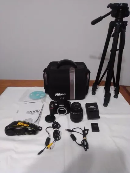 Camara Nikon D5100 Vr Kit + Lente 18-55. Pantalla Movil