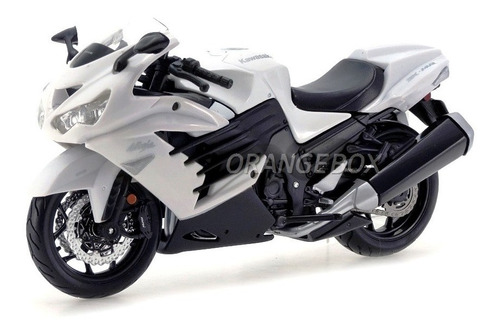 Kawasaki Ninja Zx-14r 1:12 Maisto Branco 31101-01