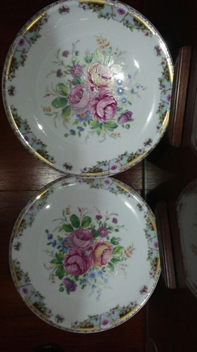 Platos De Porcelana Usados Dos Piezas Origen Italiano.