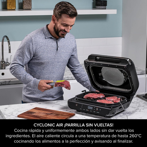 Parrilla/grill Con Sensor Digital Y Freidora De Aire Ninja Ag551eu