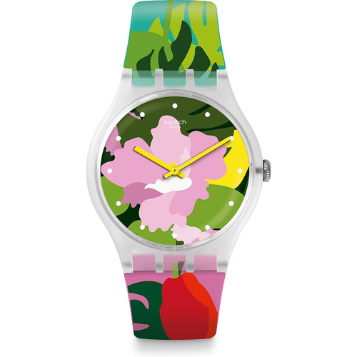 Reloj Swatch Suok 132 Dama Original  Garantia 12 Meses 