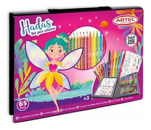 Imagen 1 de 4 de Set De Colorear 65 Piezas Artel