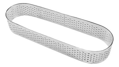 Anillos Para Mousse, Molde De Acero Ovalado De 13,5 Cm.