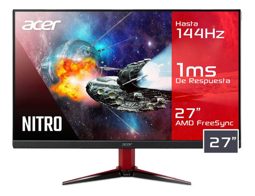 Monitor Acer Nitro 27 Vg270 144hz 1ms Full Hd 2 Hdmi Dp