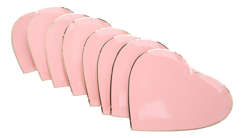Platos De Papel Para Decoración De Vajilla Rosa Para El Día