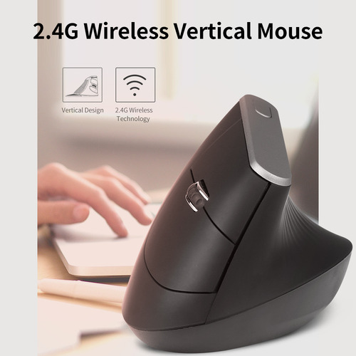 Ratones Ergonómicos Inalámbricos Ópticos Verticales De 6 Tec