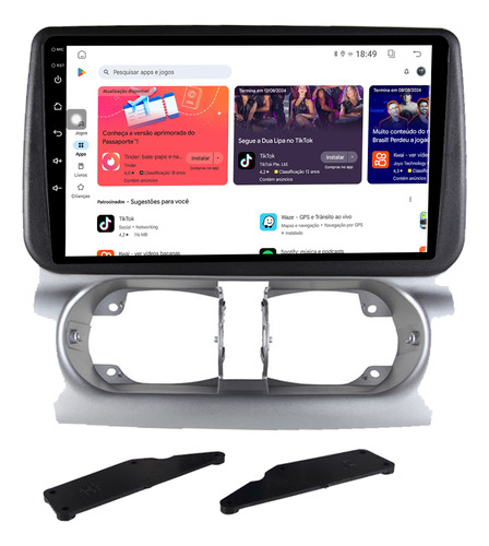 Multimidia Gm Corsa 02/12 9p Android Carplay 64gb Play