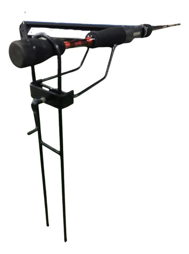 Apoio Para Vara Pesca C Regulagem Suporte Robozinho 2un