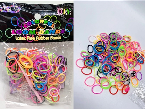 Pack De 4 Paquetes De Gomitas Para Armar Pulseras