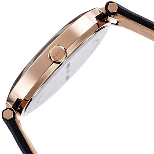 Relógio Pulso Feminino Dkny Aço Ouro Rose Puls Couro Ny2576