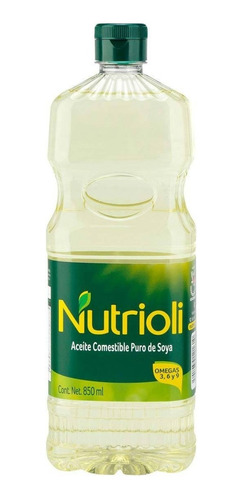 Aceite Puro De Soya Nutrioli  850 Ml