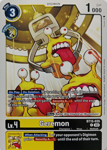 Digimon Tcg Geremon Bt15-035