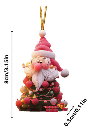 Colgante Pequeño Con Forma De Árbol De Navidad Con Forma De