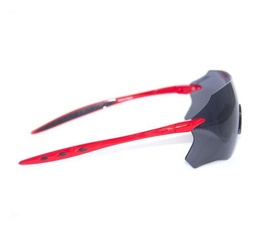 Oculos Ciclismo Bike Absolute Prime Sl Vermelho Lente Uv 400 Cor Vermelho