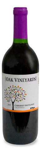 Vino Tinto Oak Vineyards Cabernet 750ml
