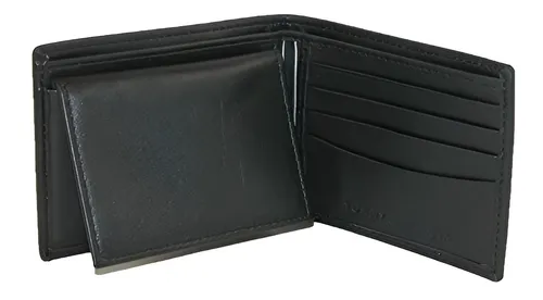 Carteira de couro para homem Carteira Tommy Hilfiger 31TL22X060 Capacidade extra