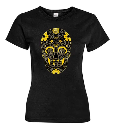 Polera calavera mujer deals