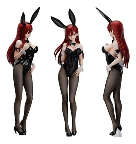 Figuras Anime Erza Scarlett Bunny Fairy Tail Grande 43 Cm