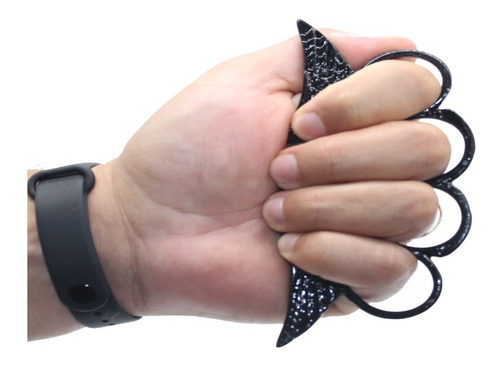 Soco Ingles Steel Eagle, enchufe de lujo, defensa personal, color negro